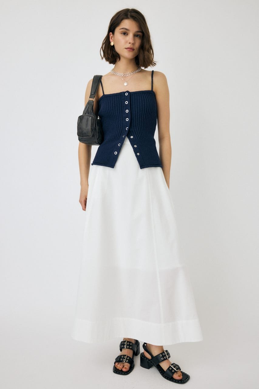 moussy｜FRONT BUTTON ニットキャミ | Rakuten Fashion(楽天