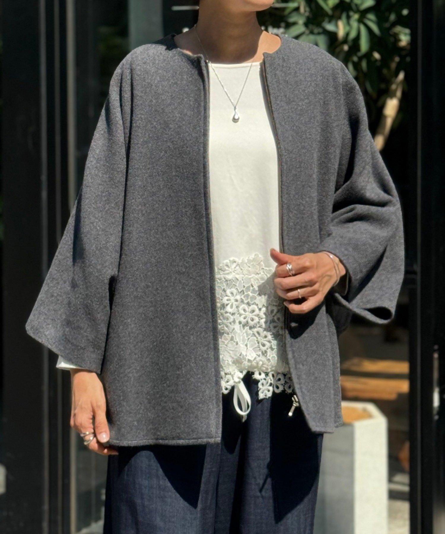 BEARDSLEY｜ウールポンチョコート | Rakuten Fashion(楽天ファッション