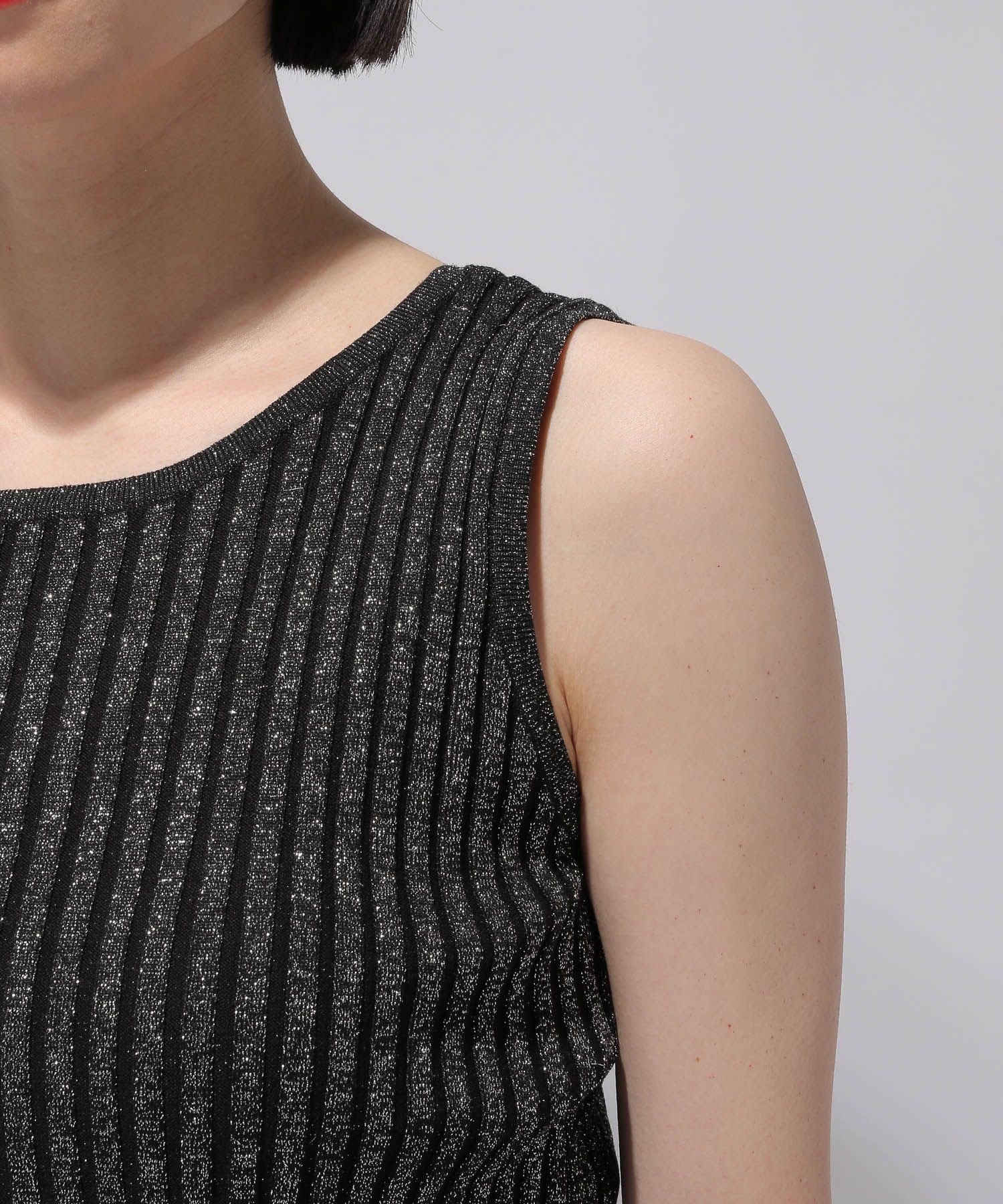 HARE｜2WAYスクエアラメニットタンクトップ | Rakuten Fashion(楽天