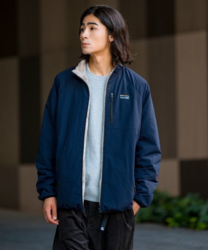 FREAK'S STORE｜リラックスフィット ナイロン フリース リバーシブル