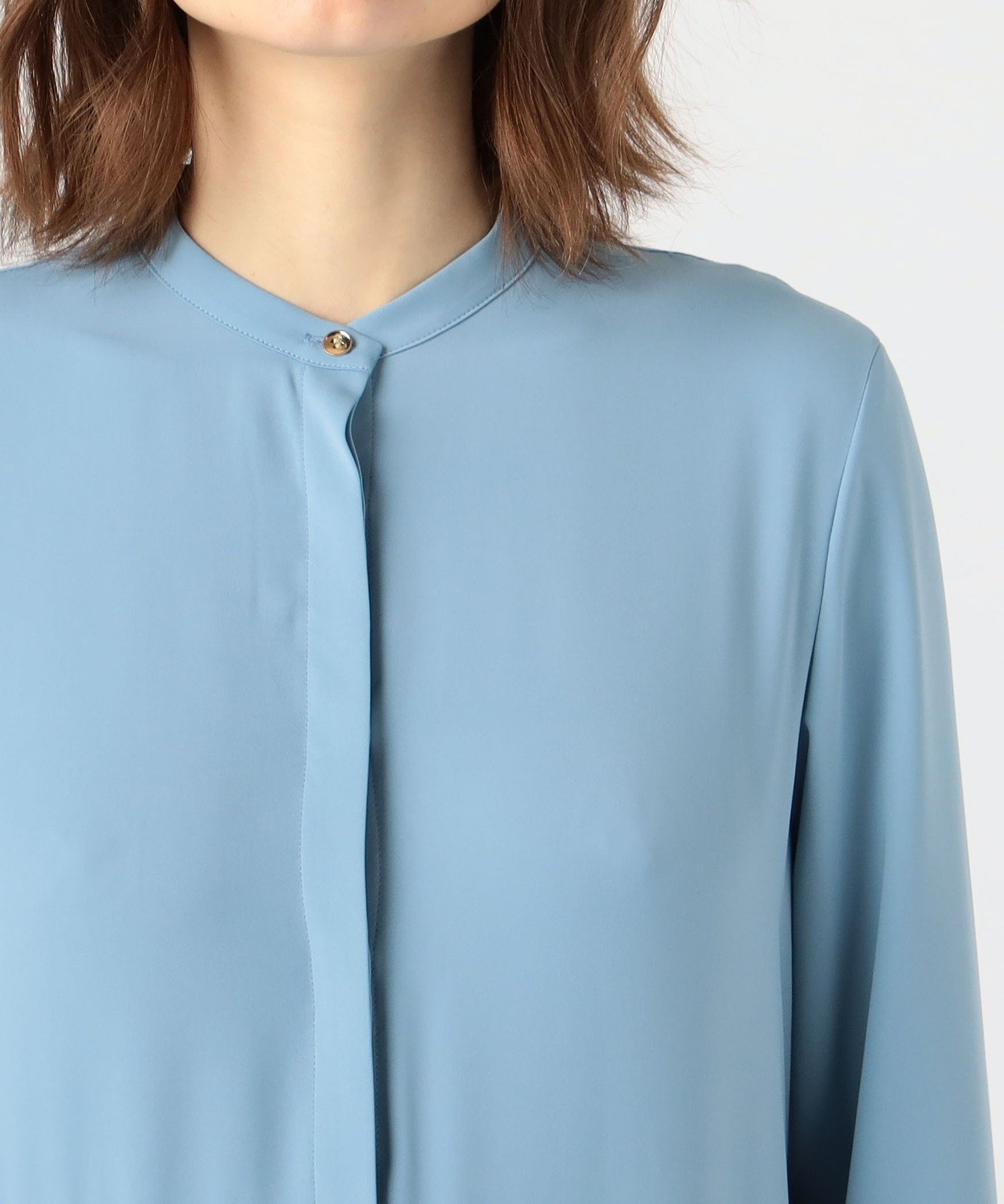 TOMORROWLAND｜パウダリーサテン ティアードロングワンピース