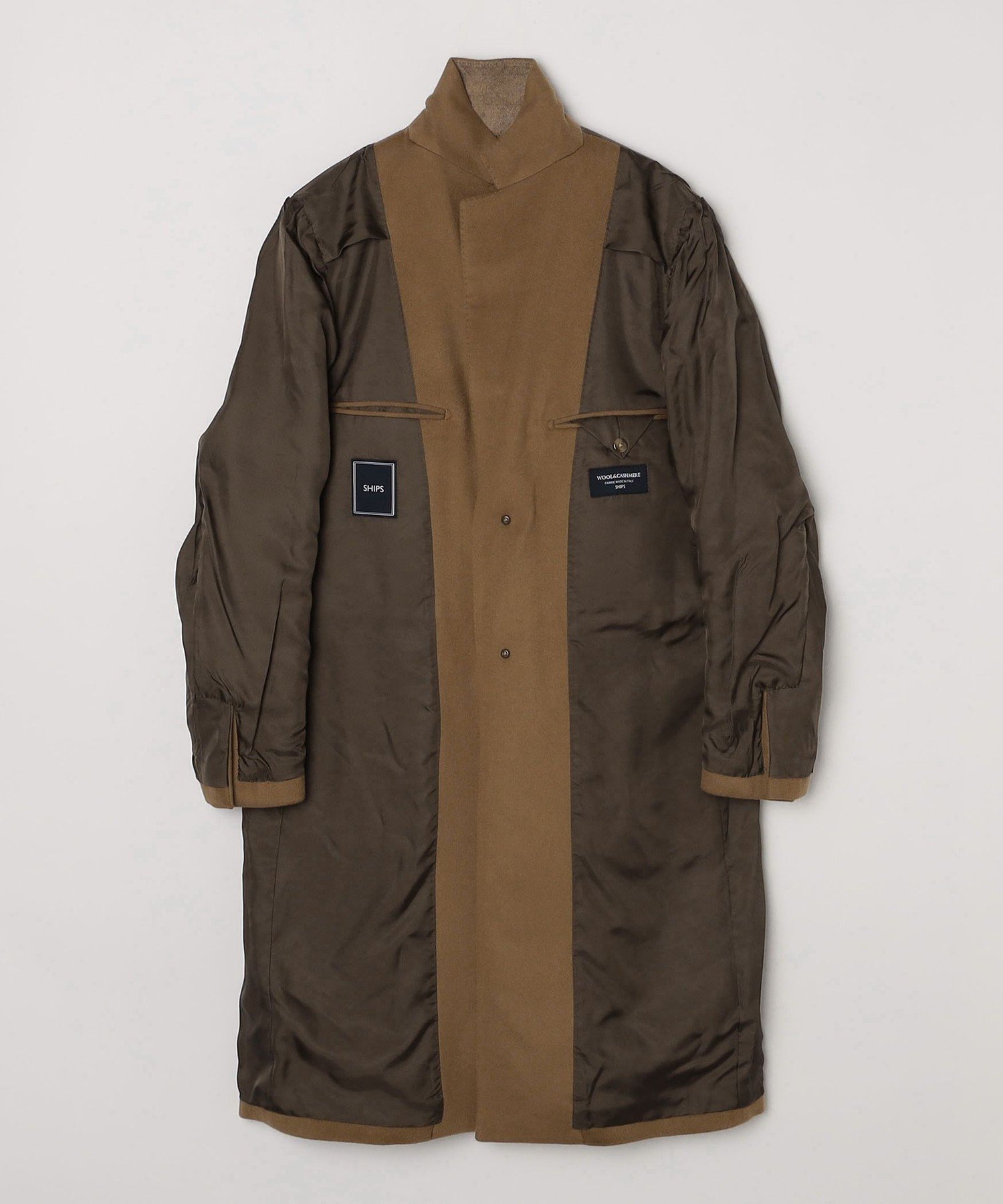 SHIPS｜SHIPS: ウール/カシミヤ ロング チェスターコート | Rakuten