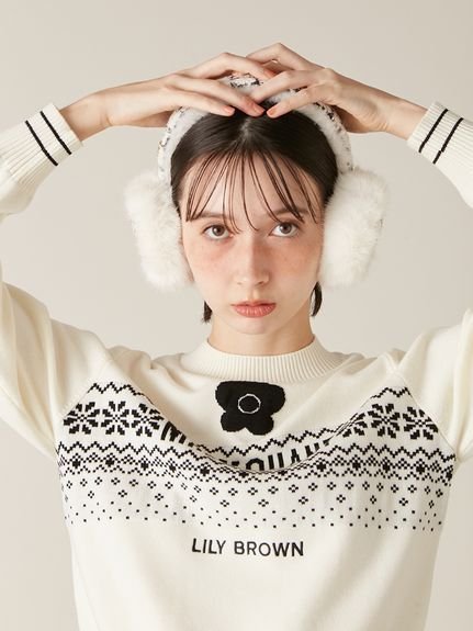LILY BROWN｜【LILY BROWN×MARY QUANT】デイジーモチーフファーイヤー