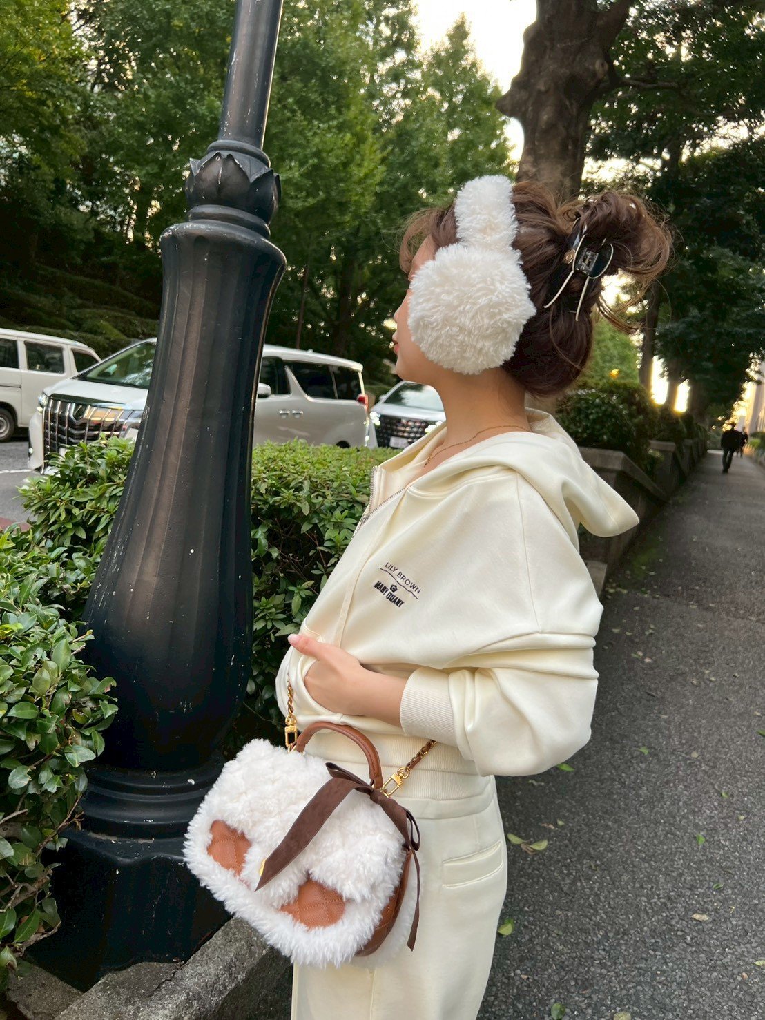 LILY BROWN｜【LILY BROWN×MARY QUANT】デイジーモチーフファーイヤー