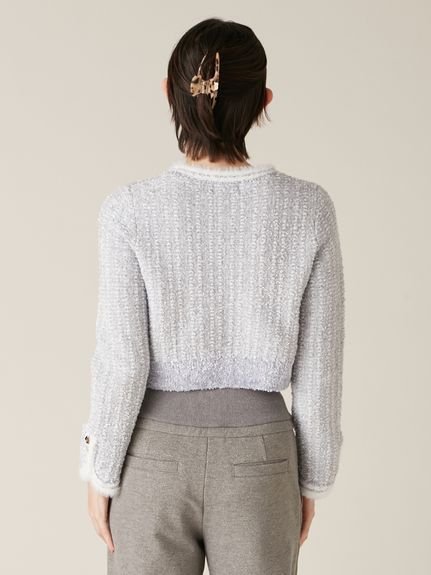 LILY BROWN｜【LILY BROWN×MARY QUANT】ツイードニットジャケット