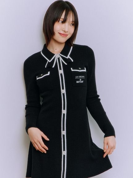 LILY BROWN｜【LILY BROWN×MARY QUANT】デイジー釦付きビジューミニ