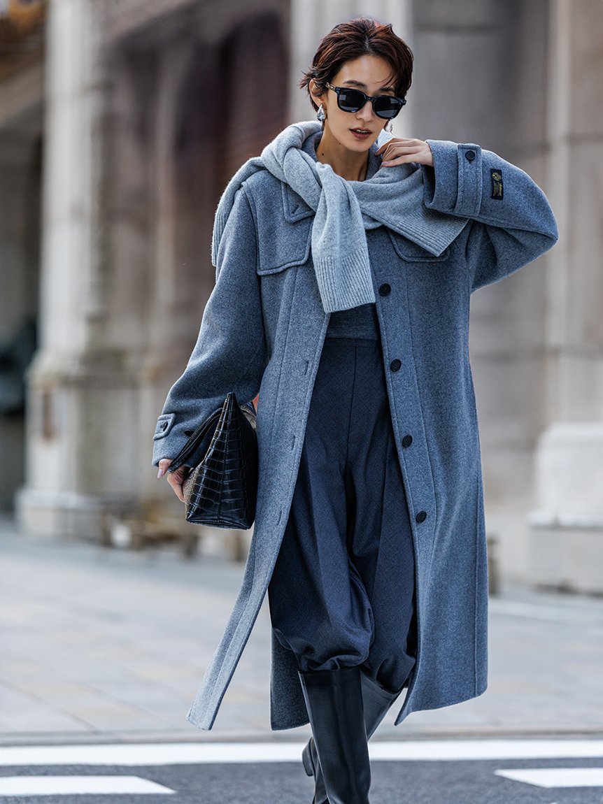 Mila Owen｜ロングリバーコート | Rakuten Fashion(楽天ファッション