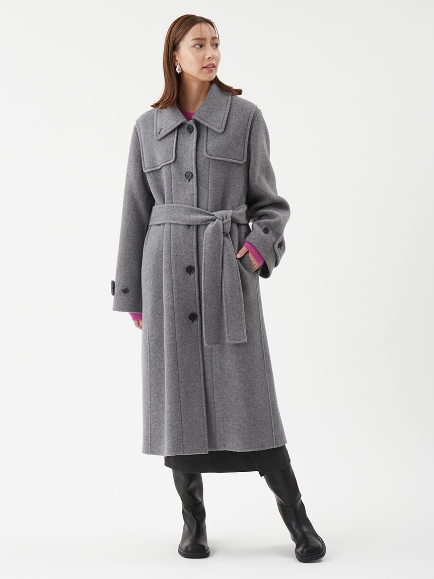 Mila Owen｜ロングリバーコート | Rakuten Fashion(楽天ファッション