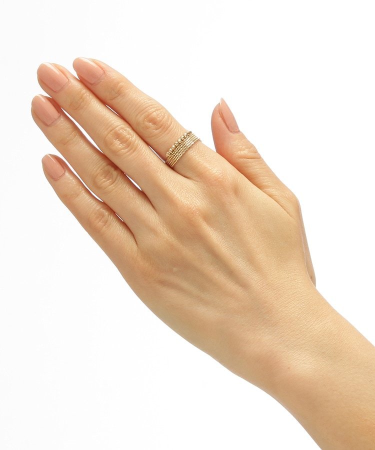 COCOSHNIK｜K10ハニー カットボール 形状記憶リング | Rakuten Fashion