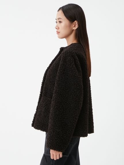 Mila Owen｜金釦カールファージャケット | Rakuten Fashion(楽天