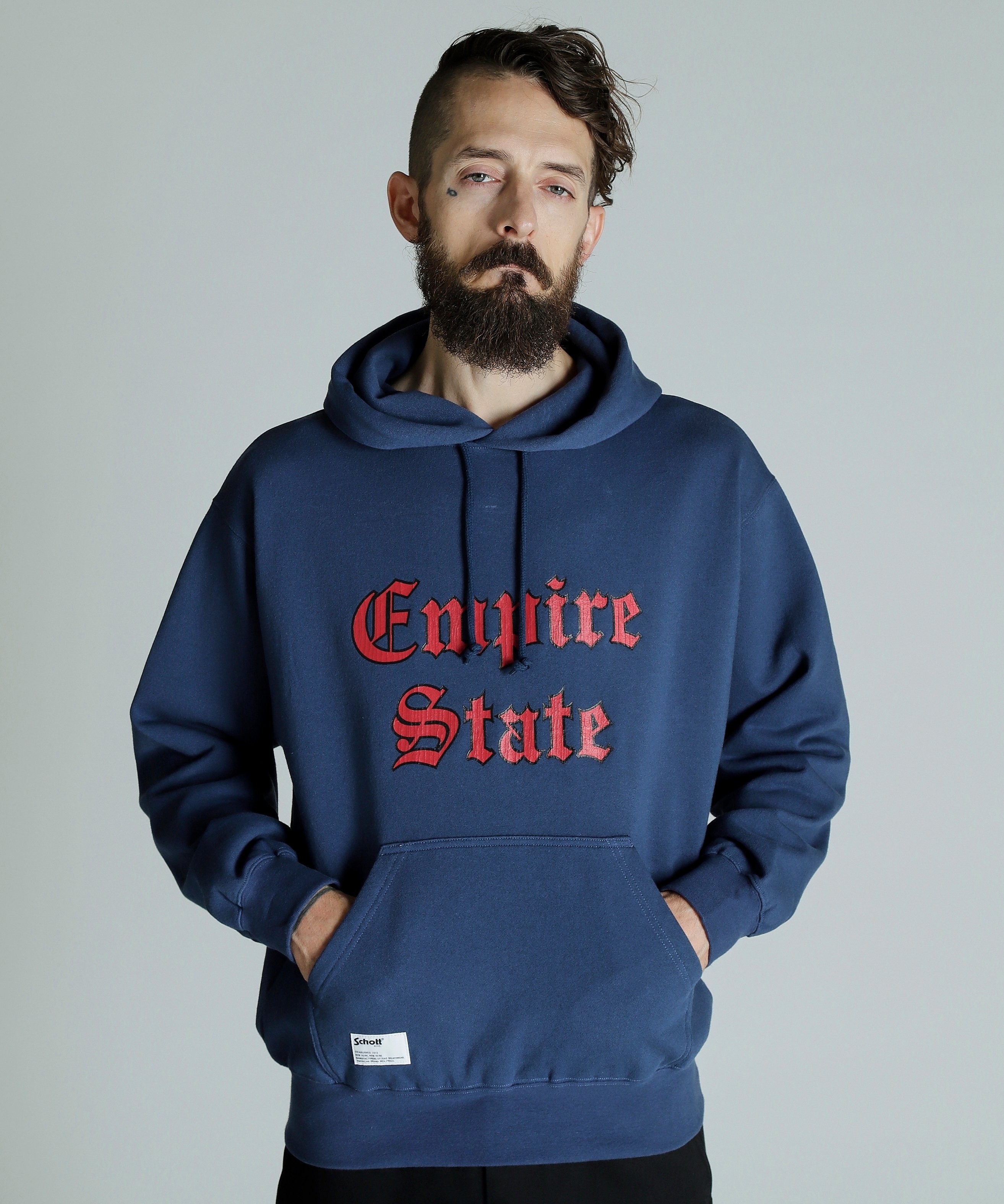 Schott｜HOODED SWEAT EMPIRE STATE/パーカー エンパイア ステート
