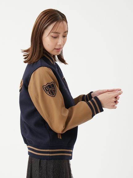 Mila Owen｜ワッペンスタジアムジャンバー | Rakuten Fashion(楽天