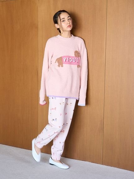 gelato pique｜ダックスフンド柄ロングパンツ | Rakuten Fashion(楽天