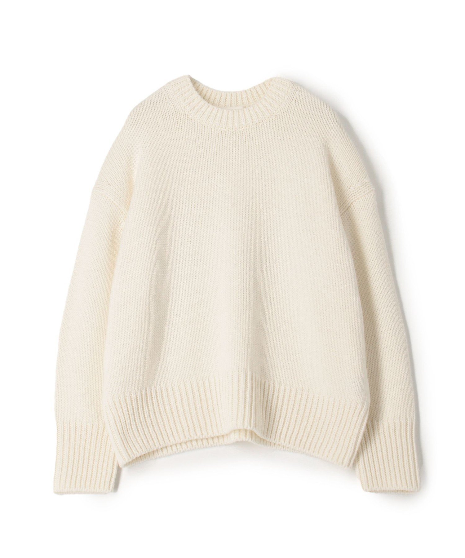 TOMORROWLAND｜ファインウーステッド クルーネックプルオーバー