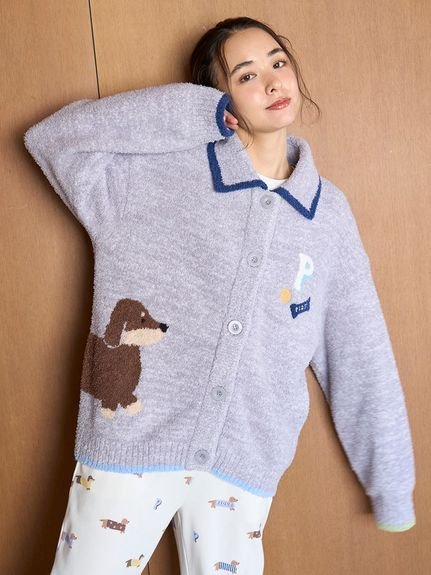 gelato pique｜ベビモコダックスフンドジャガードカーディガン