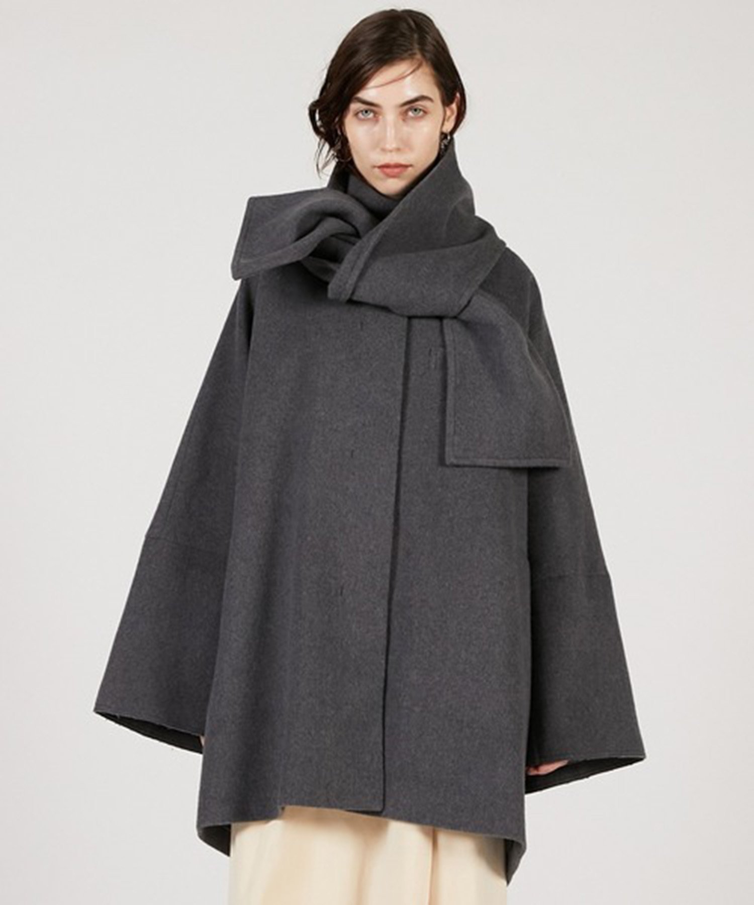 PRANK PROJECT｜マフラー付きポンチョコート | Rakuten Fashion(楽天