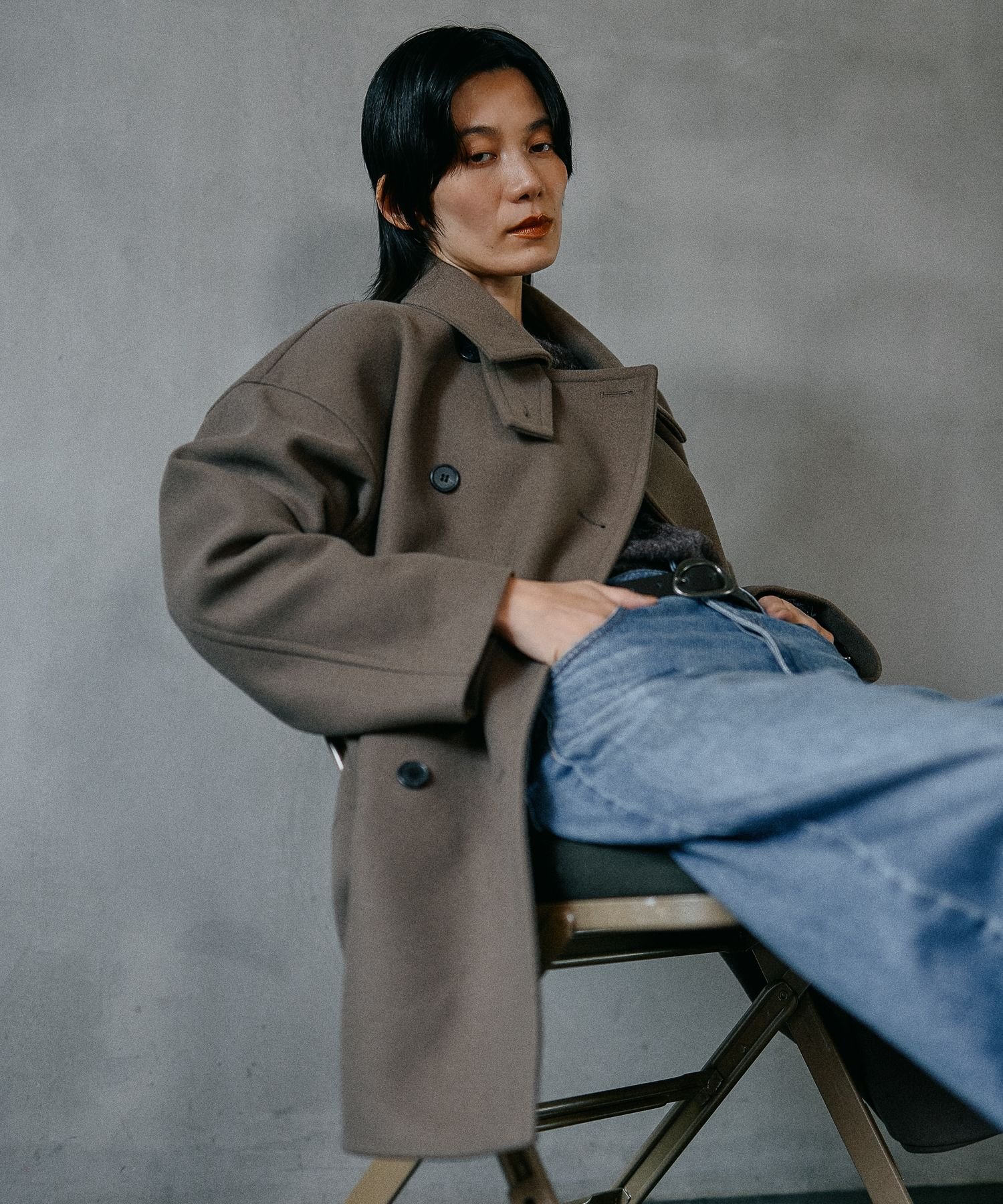 LEPSIM｜ウーリーダブルミドルコート | Rakuten Fashion(楽天