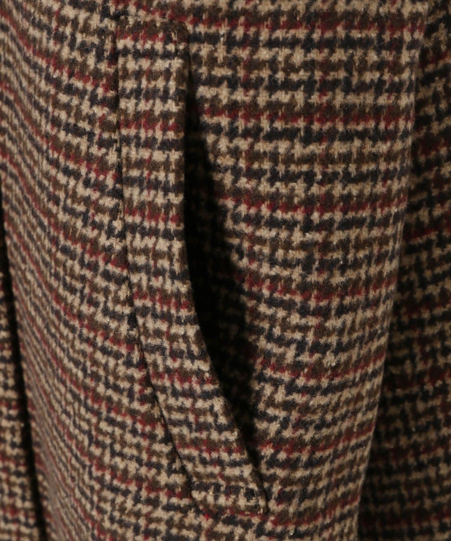 LEPSIM｜ウーリーダブルミドルチェックコート | Rakuten Fashion(楽天