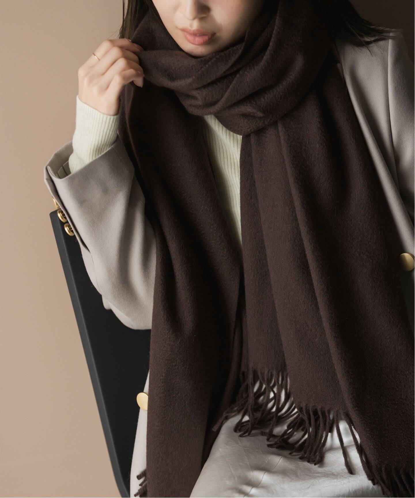 NOBLE｜《追加2》オリジナルカシミヤストール | Rakuten Fashion(楽天
