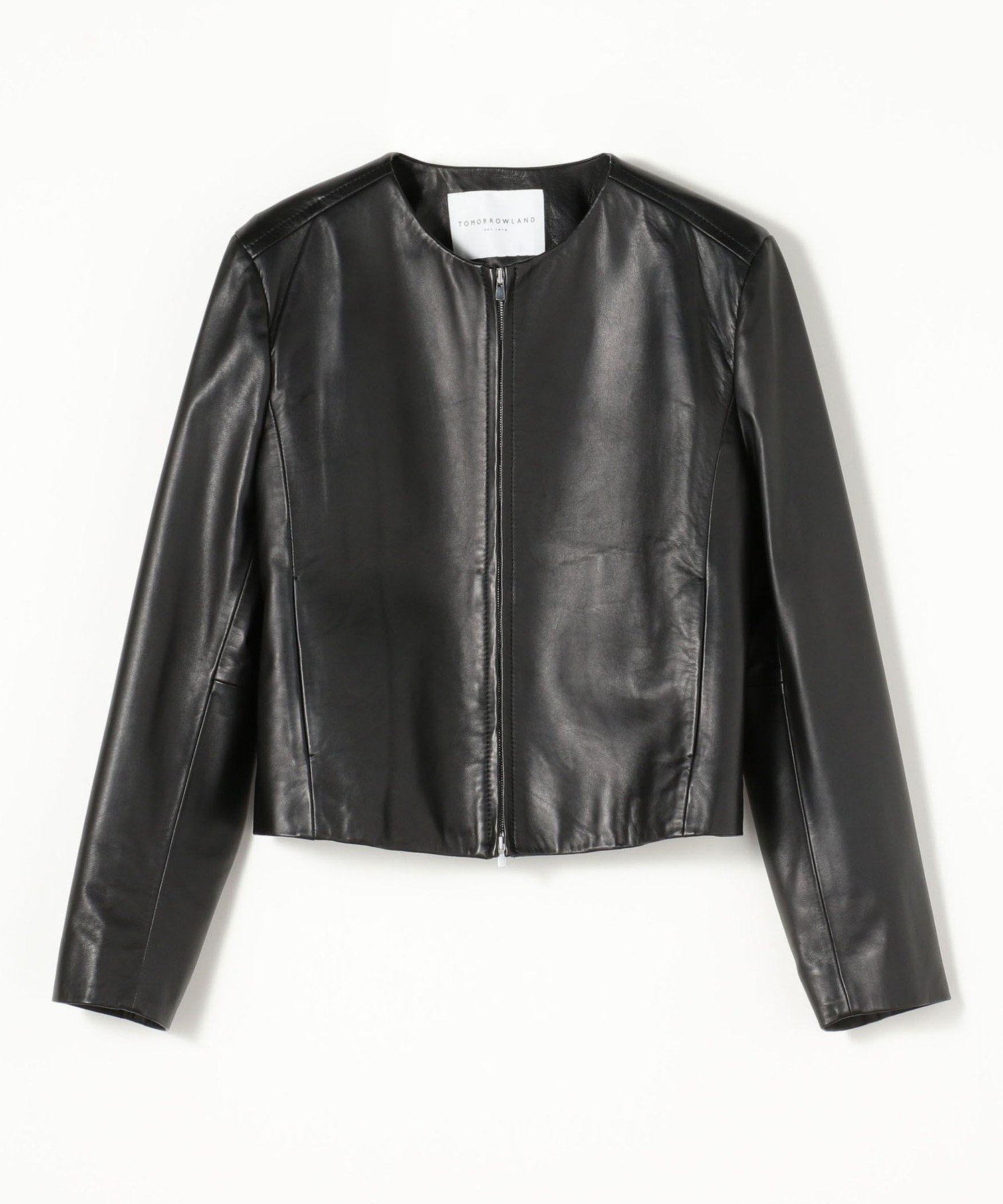 TOMORROWLAND｜ラムレザー ジップアップブルゾン | Rakuten Fashion