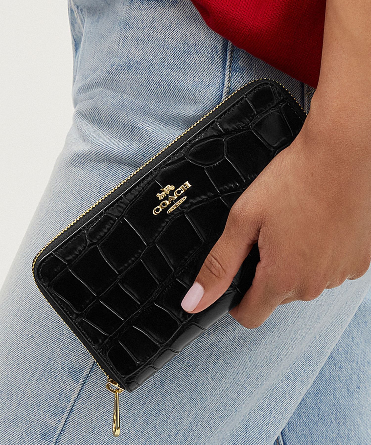 楽天市場】コーチ シグネチャ スモール ジップ アラウンド ウォレット