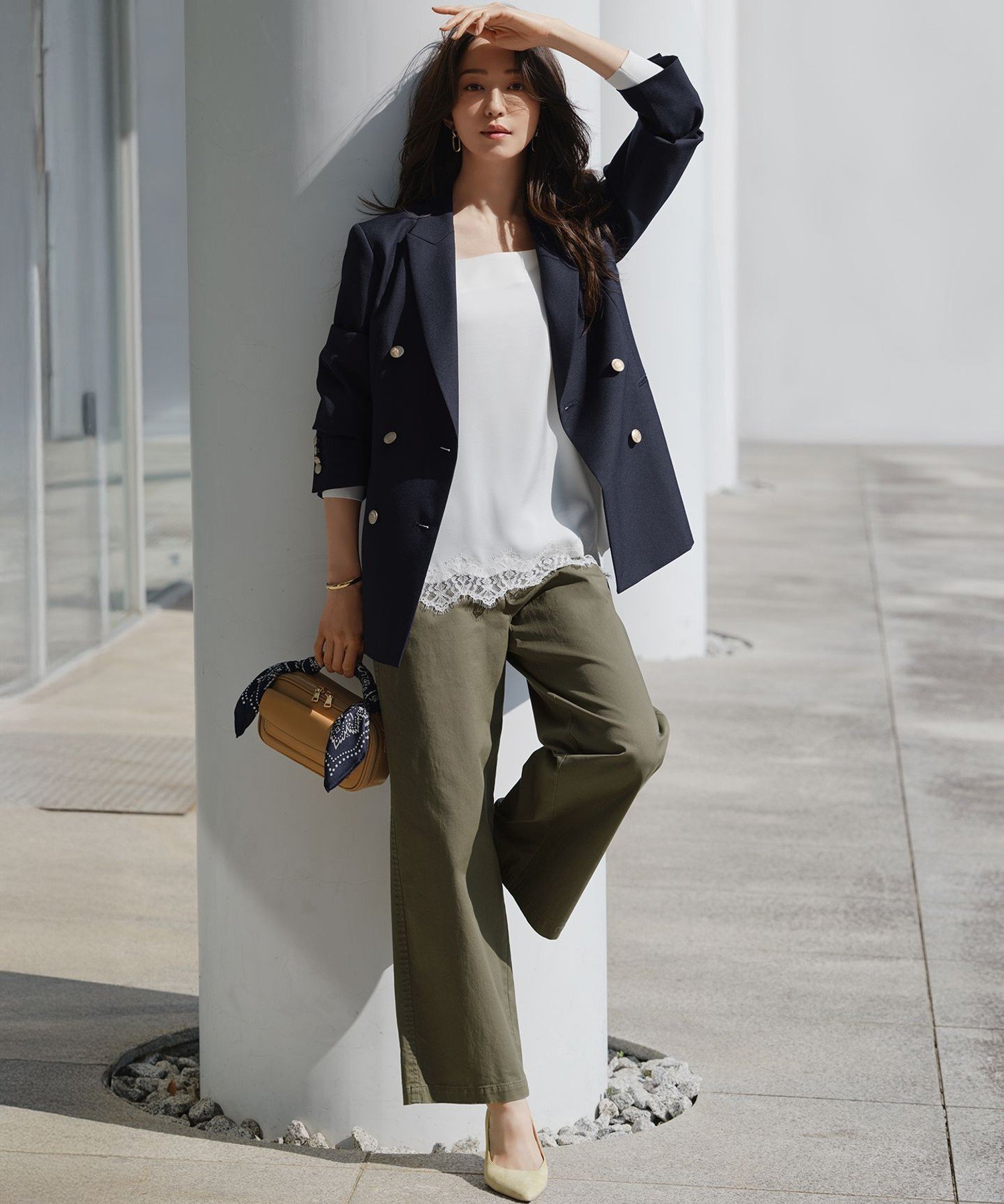 23区｜サテンレースキャミソール | Rakuten Fashion(楽天ファッション