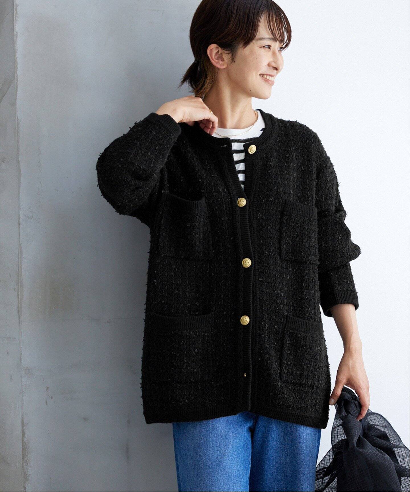 JOURNAL STANDARD relume｜《追加》TWEEDYニットジャケット | Rakuten