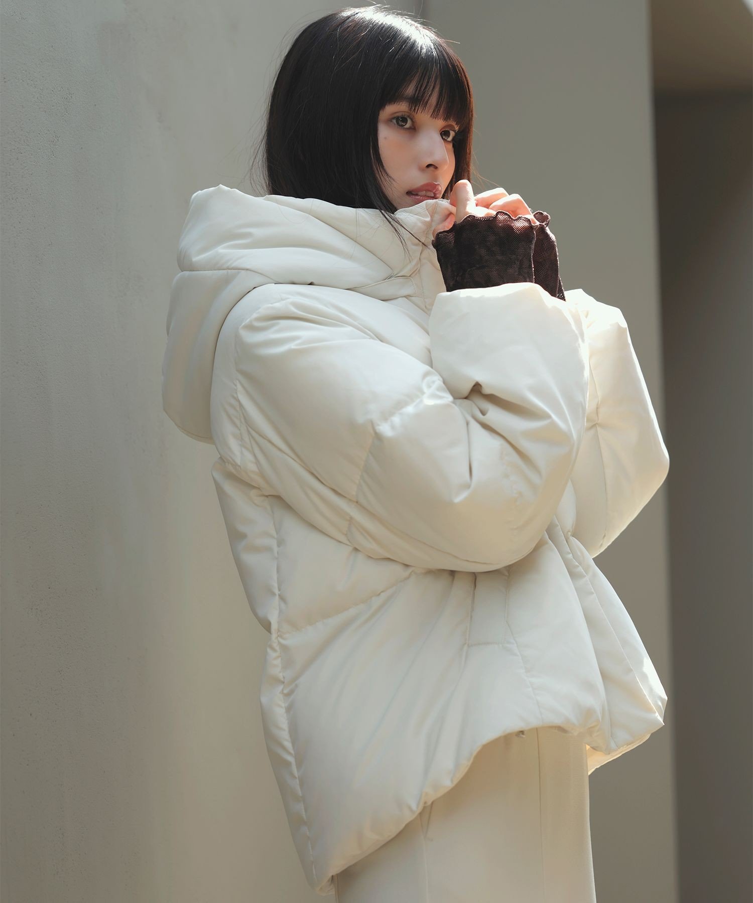 VIS｜【アウター総選挙3位】フード取り外し可能軽量ダウンブルゾン