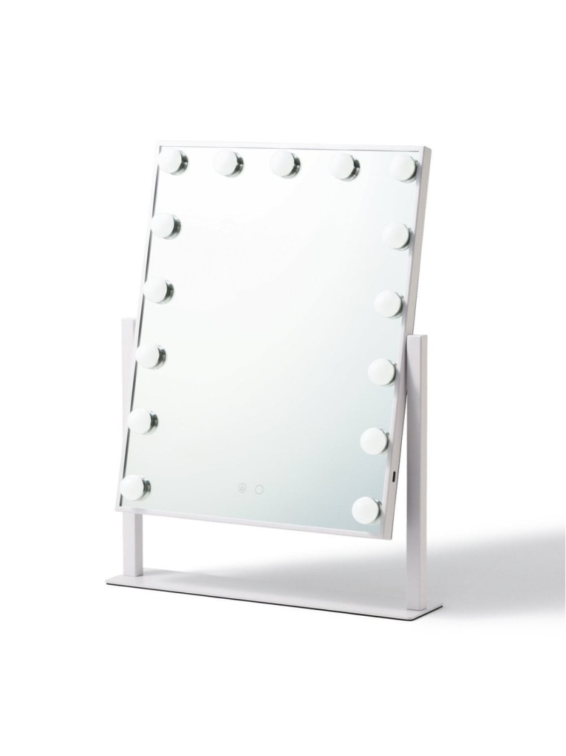 楽天市場】Francfranc フッツェ ハリウッドミラー スクエア L ホワイト