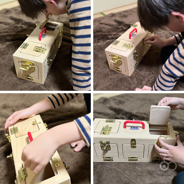 楽天市場】TAG 手を使って記憶するロックボックス TGSM11 知育玩具
