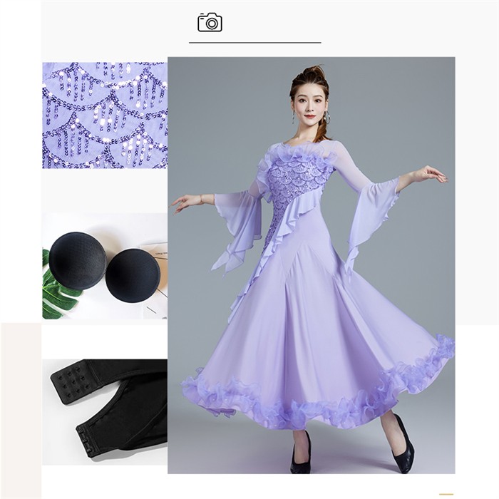 楽天市場】社交ダンス衣装 社交ダンス ドレス 社交 ダンス練習着 社交