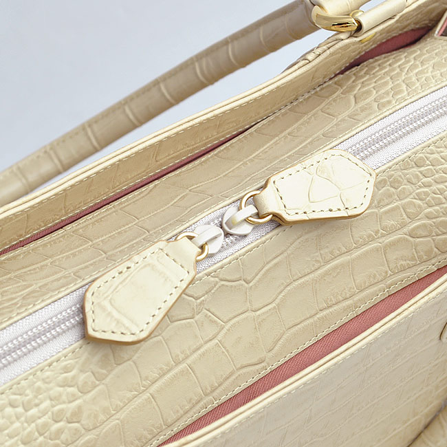 楽天市場】雑誌掲載 濱野 バッグ クロコ型押し きれいめ ハンドバッグ