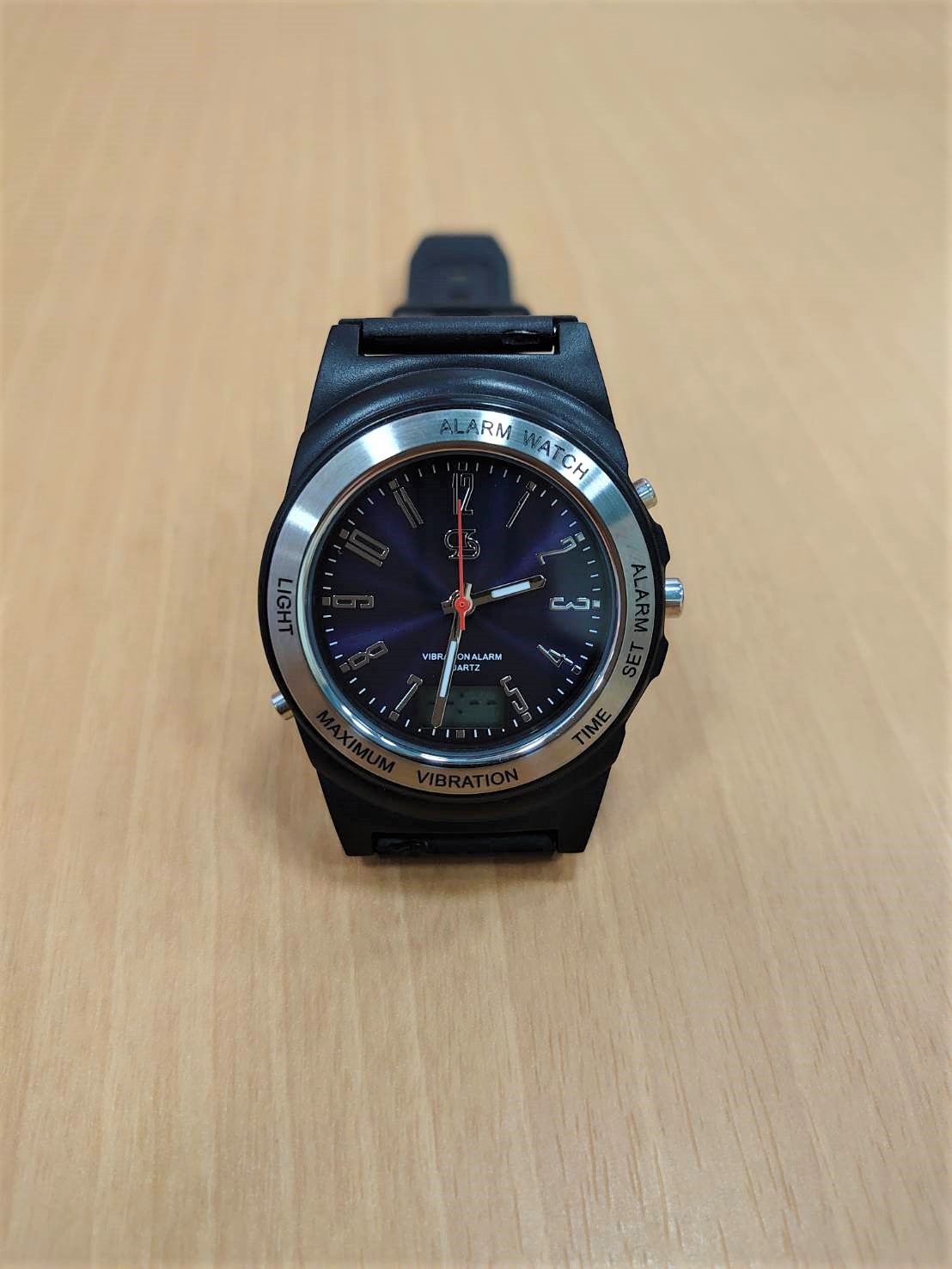 楽天市場】NEW Wake V 強力振動目覚まし腕時計 ニューウエイク ブイ 黒