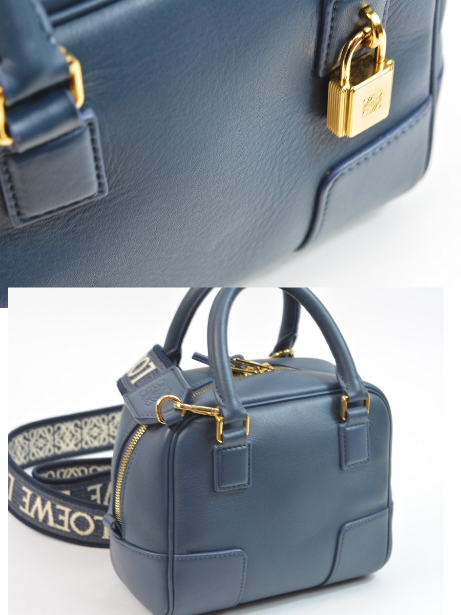 楽天市場】【美品】ロエベ アマソナ16 スクエア バッグ 2WAY : サクラ