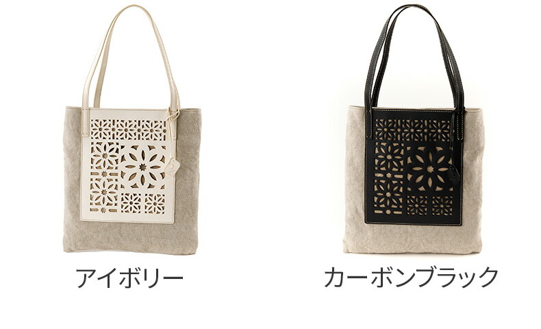 楽天市場】☆ genten ゲンテン バッグlinen cut work（リネンカット