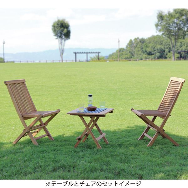 楽天市場】チークチェア2脚組 折りたたみ式 完成品 インテリア 家具