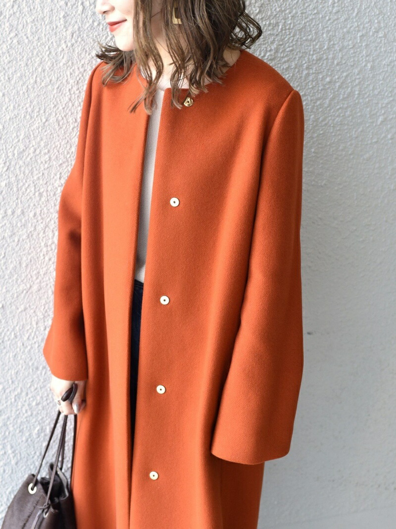 楽天市場】【SALE／30%OFF】MANTECOノーカラーコート◇ SHIPS WOMEN