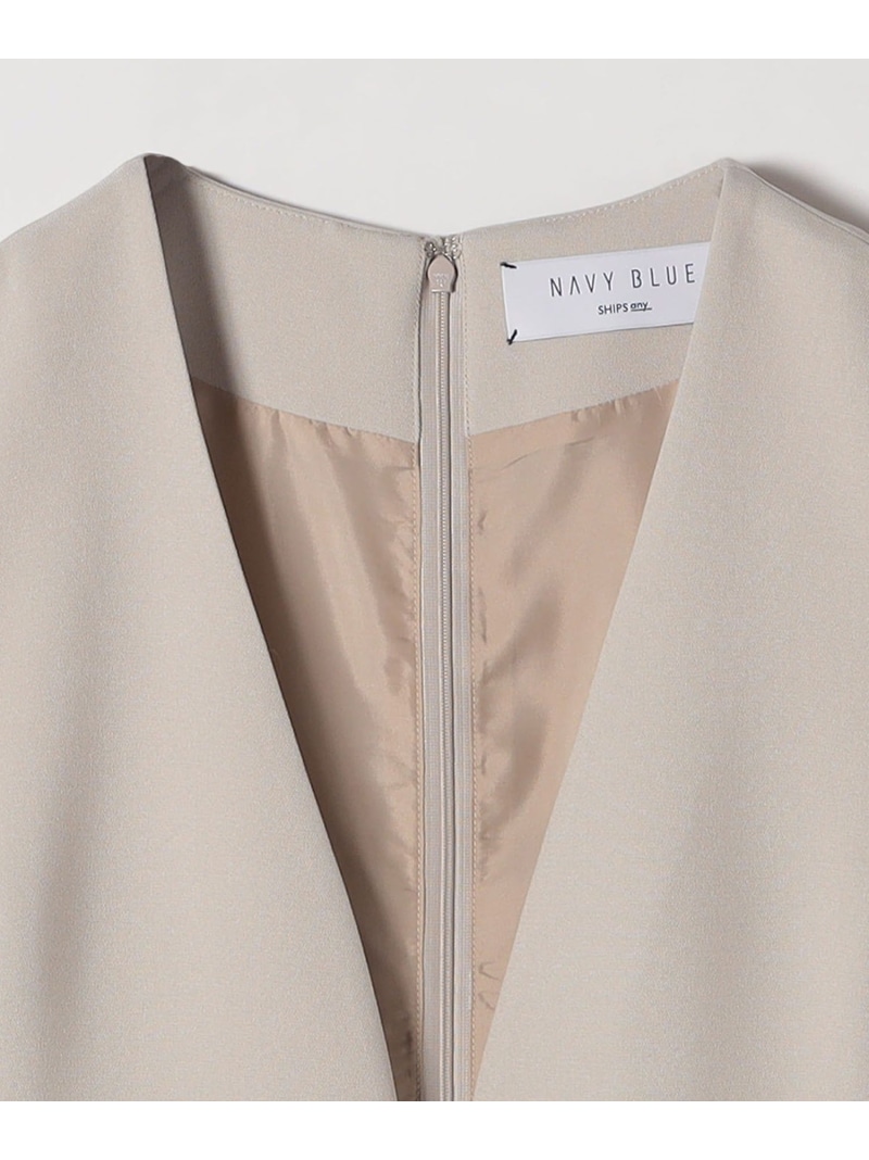 楽天市場】SHIPS any:＜洗濯機可能＞ダブルクロス Vネック ペプラム