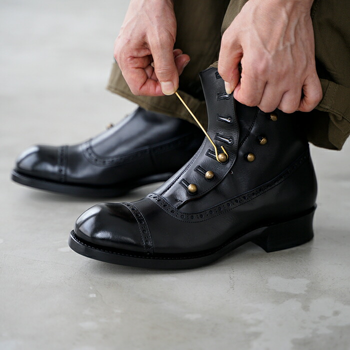 楽天市場】chausser ショセ ボタンブーツ C-7039 メンズ 靴 ショート