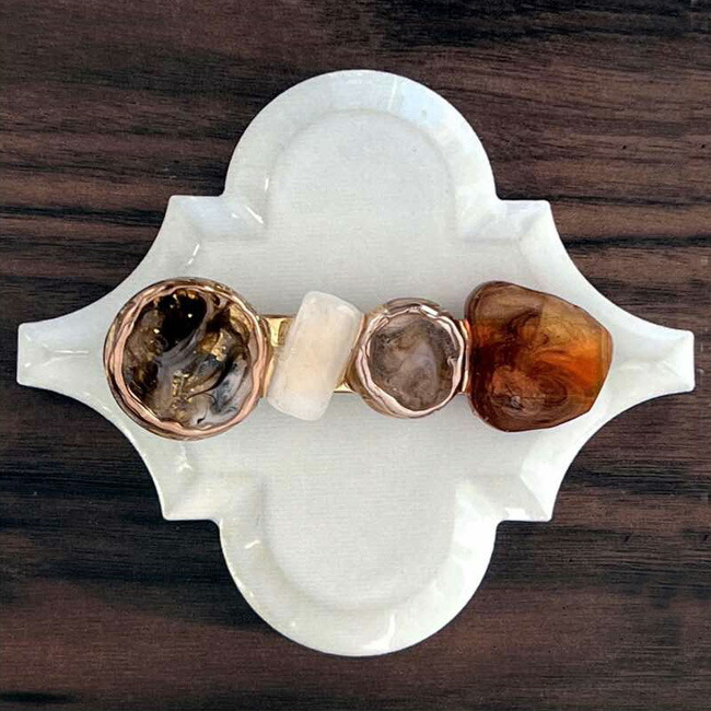 楽天市場】ヘアクリップ ヘアアクセサリー LizmResin レジン