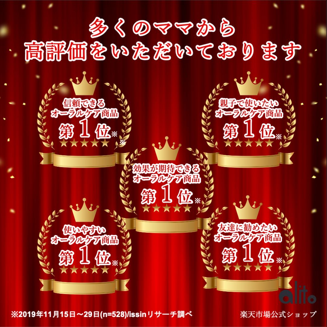 楽天市場】【公式・送料無料】子ども歯磨き粉 ピーチ味 30g×6本 歯医者