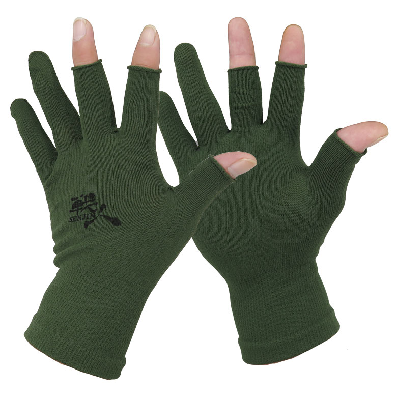 ナンバーナイン フィンガーレス 手袋 オリーブグリーン 楽天市場】【戦