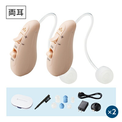楽天市場】【送料無料】楽ちんヒアリング HK-01(耳かけ型補聴器）正規