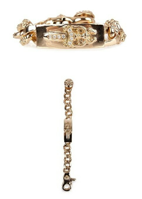 楽天市場】クロムハーツ ファンシーリンク IDブレスレット ダガー