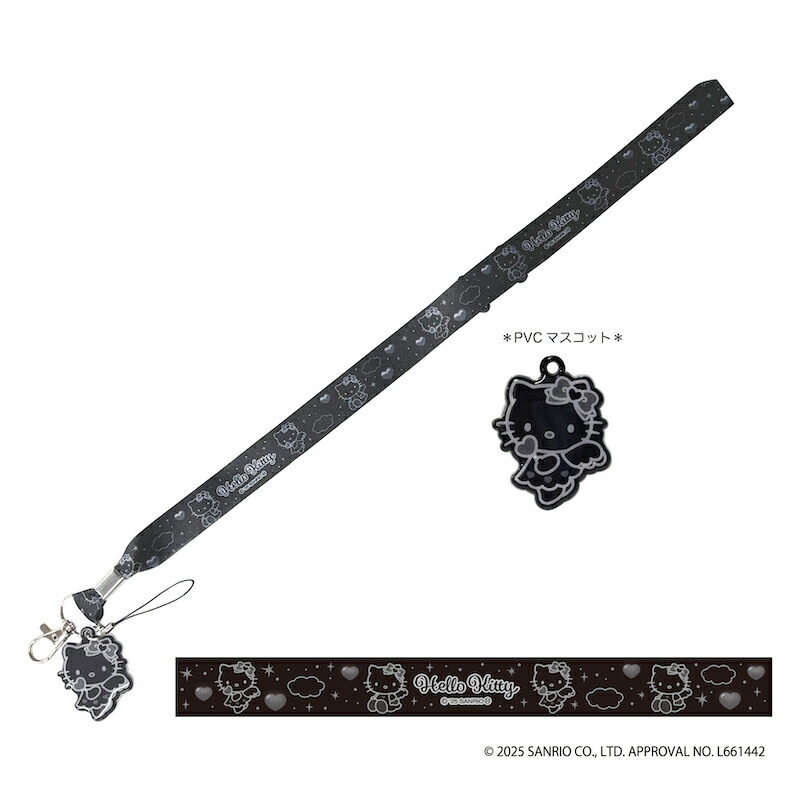 楽天市場】ハローキティ BLACK ANGEL ネックトラップ neck strap