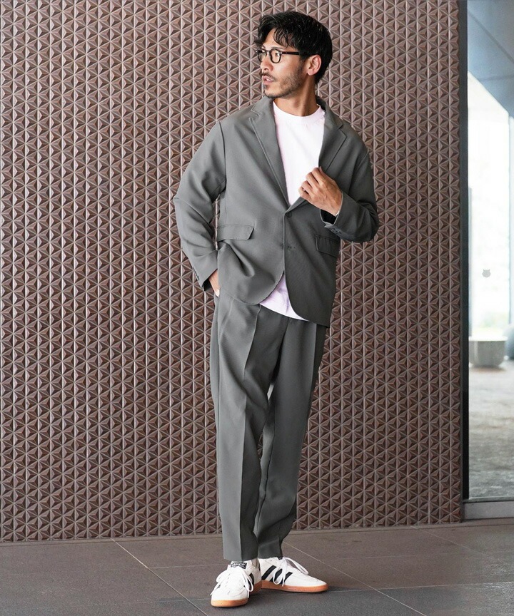 楽天市場】【SALE】洗える カジュアルスーツ 上下セット リラックス