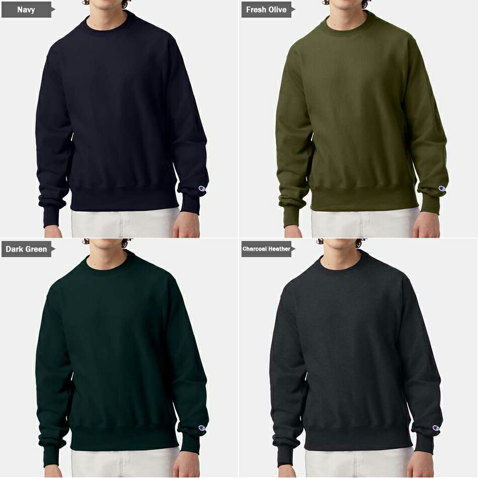 楽天市場】Champion USA企画 REVERSE WEAVE CREW SWEAT 10色展開 S149