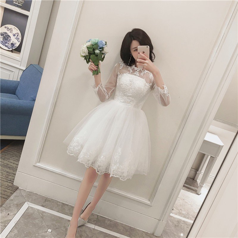 楽天市場】ウェディングドレス ミニドレス 白ドレス オフホワイト