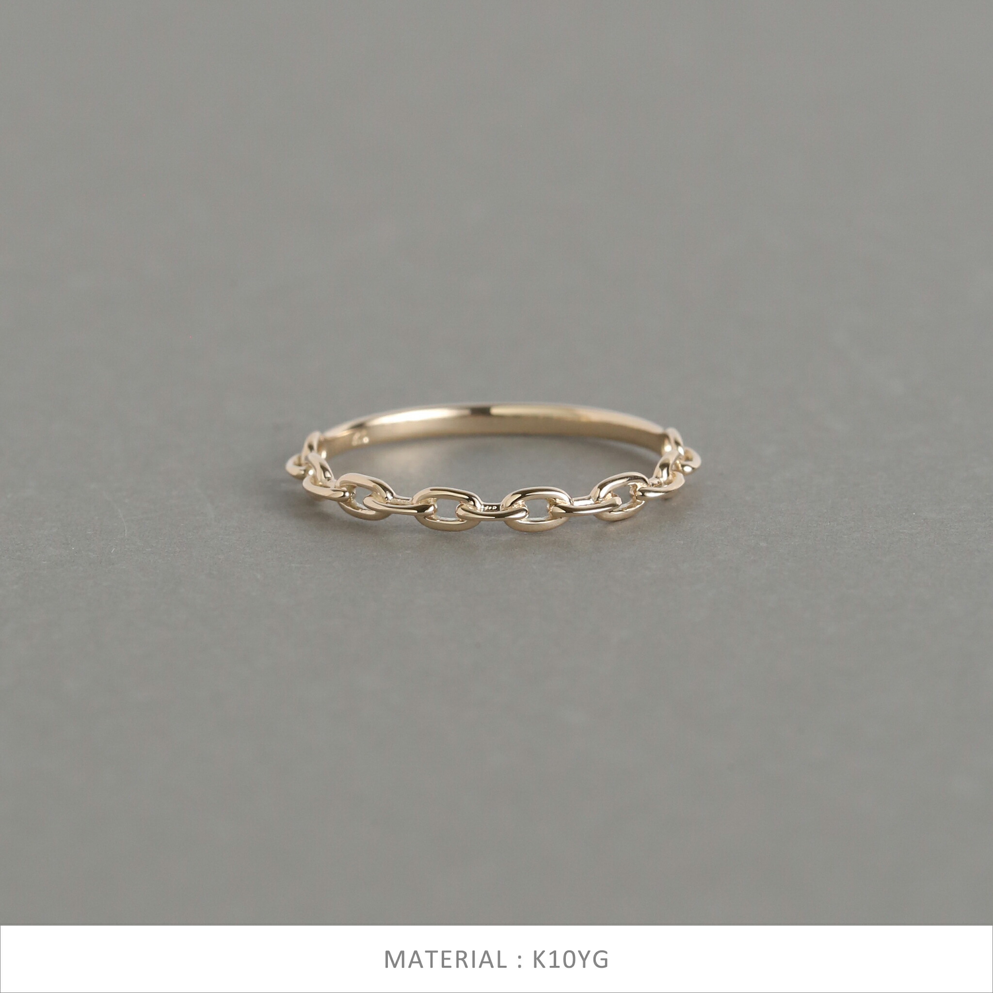 楽天市場】【Kette Ring / Oval】 K10/K18/Pt900 チェーン モチーフ 地