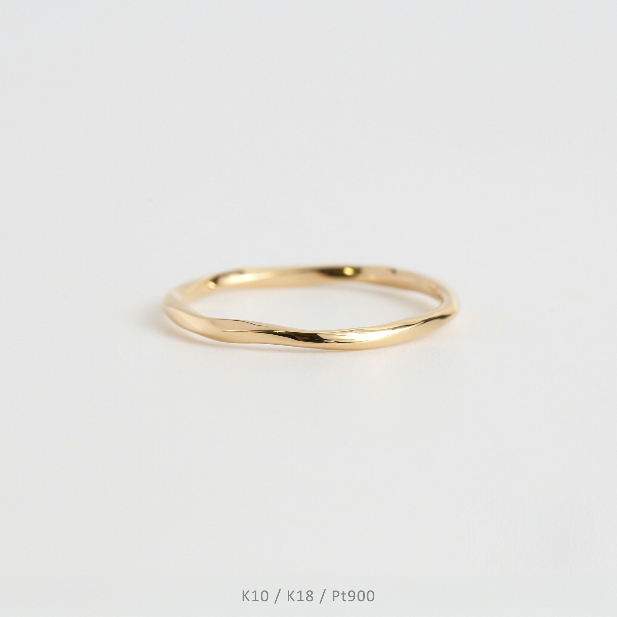 楽天市場】【Torquent Ring】 K10/K18/Pt900 ゆるい ツイスト リング